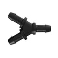 3/32" x 3/32" x 3/32" Tube ID Black Nylon Y