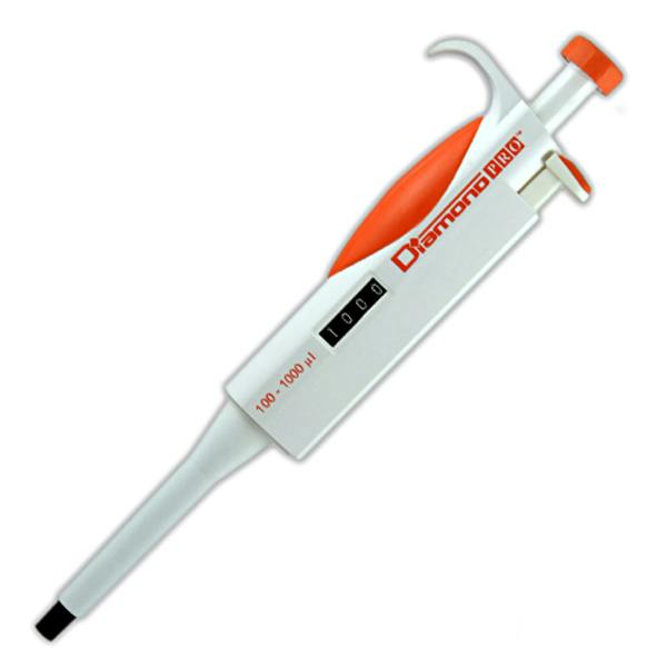 Orange 100 to 1000µL Diamond PRO Adjustable Pipettor