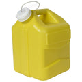 2-1/2 Gallon Yellow Polyethylene 3rd Generation Jug with Cap