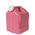 2-1/2 Gallon Pink Polyethylene 3rd Generation Jug with Cap