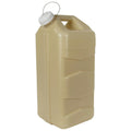 5 Gallon Tan Polyethylene 3rd Generation Jug with Cap