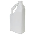 64 oz. White HDPE "No-Glug" Jug with 33/400 White Ribbed Polypropylene Child-Resistant Cap (CRC) with F217 Liner