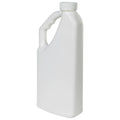 32 oz. White HDPE "No-Glug" Jug with 33/400 White Ribbed Polypropylene Child-Resistant Cap (CRC) with F217 Liner