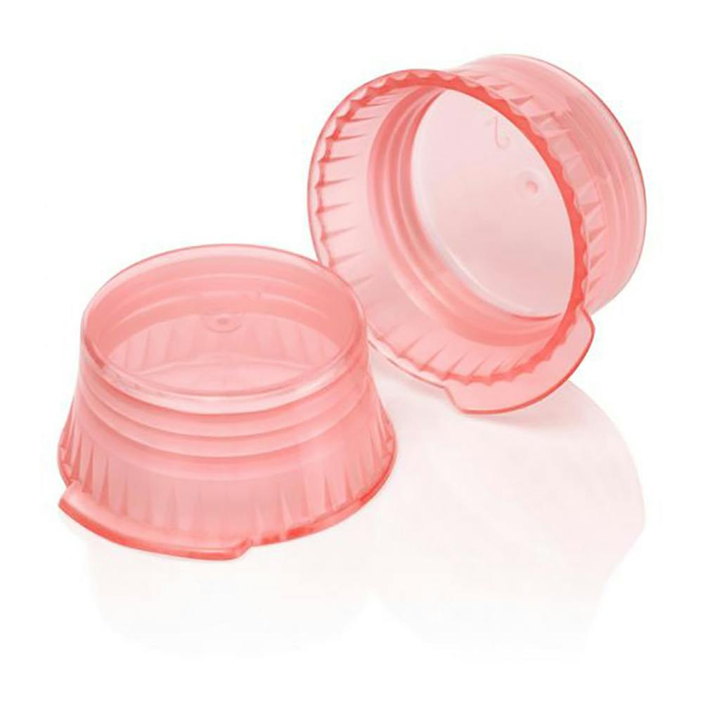 16mm Translucent Red Snap Cap for 16mm Evacuated Tubes