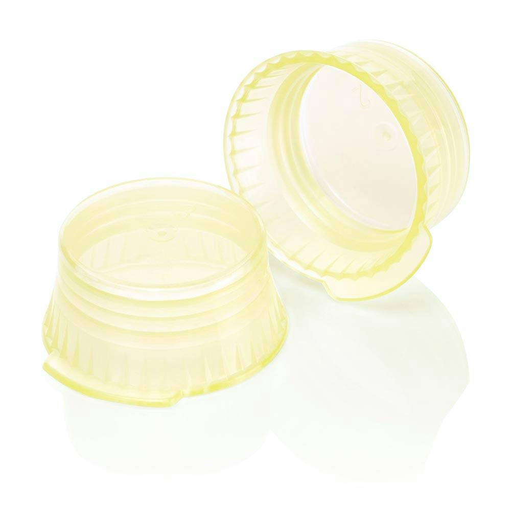 16mm Translucent Yellow Snap Cap for 16mm Evacuated Tubes