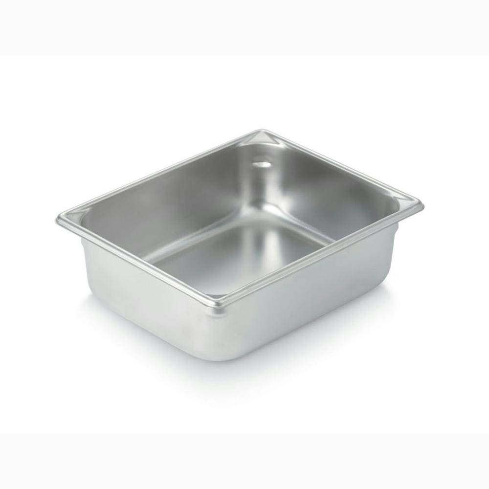 6-5/8 Qt. Super Pan V® Stainless Steel Steam Table Pan - 10-3/8" L x 12-3/4" W x 4" Hgt.