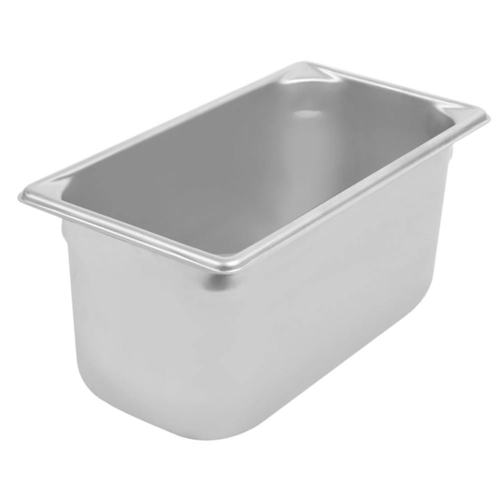 6-1/8 Qt. Super Pan V® Stainless Steel Steam Table Pan - 6-7/8" L x 12-3/4" W x 6" Hgt.