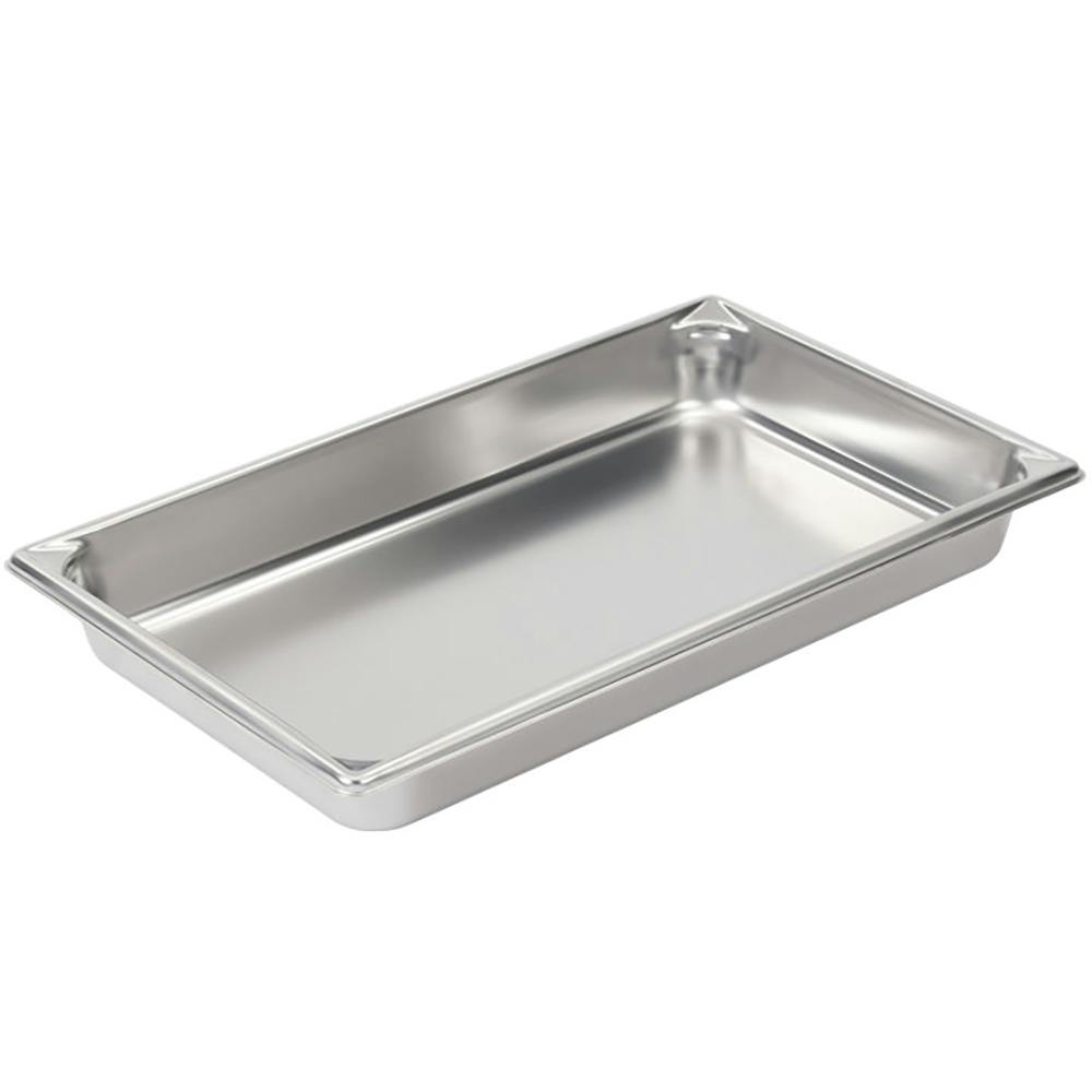 8-1/2 Quart Super Pan V® Stainless Steel Steam Table Pan - 20-3/4" L x 12-3/4" W x 2-1/2" Hgt.