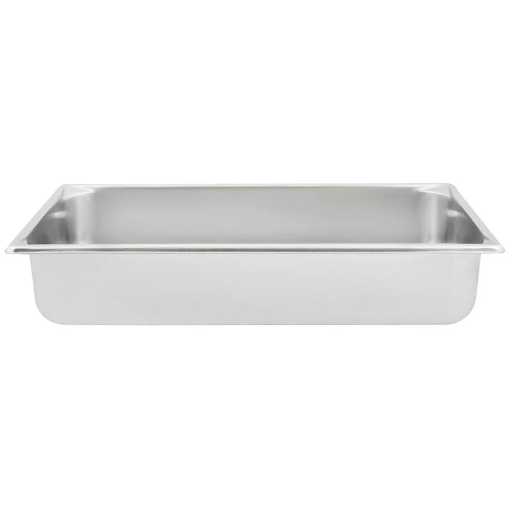 14 Qt. Super Pan V® Stainless Steel Steam Table Pan - 20-3/4" L x 12-3/4" W x 4" Hgt.