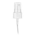 20/410 White Fine Mist Smooth Finger Sprayer - 5-1/4" Dip Tube & Up to 0.14mL Output