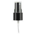 20/410 Black Fine Mist Smooth Finger Sprayer - 5-1/4" Dip Tube & Up to 0.14mL Output