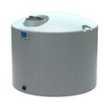 1650 Gallon White Vertical Closed Head Tank - 85" Dia. x 74" Hgt.