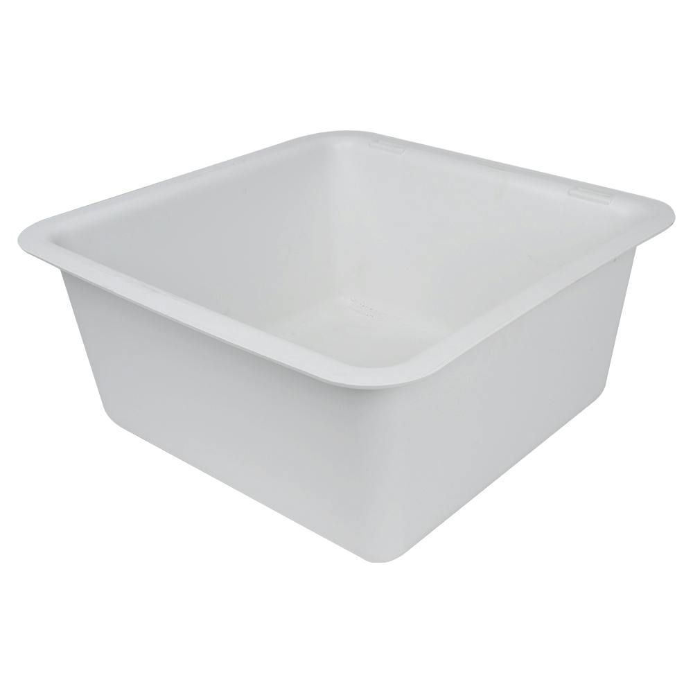 White Store & Ship Container - 13" L x 13" W x 7" Hgt.