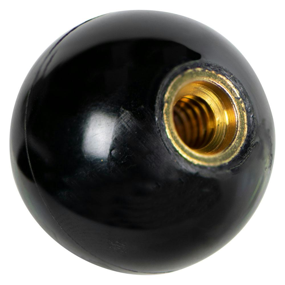 1" Dia., 1/4"-20 Thread Phenolic Ball Knob