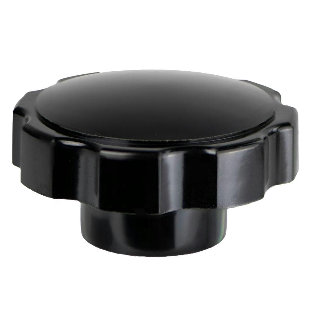 2-3/8" W x 1/2-13 Thread Phenolic Fluted Knob