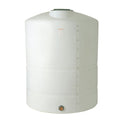 1000 Gallon White Vertical Closed Head Tank - 64" Dia. x 81" Hgt.
