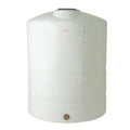 1200 Gallon White Vertical Closed Head Tank - 64" Dia. x 97" Hgt.