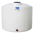1500 Gallon White Vertical Closed Head Tank - 64" Dia. x 115" Hgt.