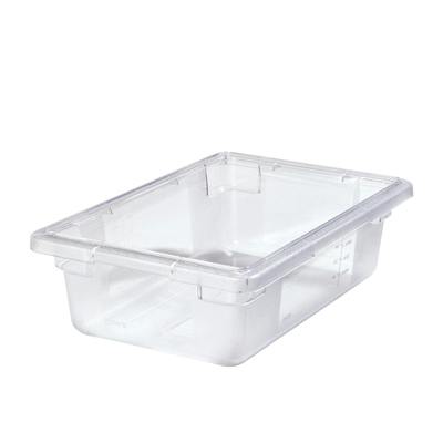 3.5 Gallon Clear StorPlus™ Color-Coded Food Storage Box - 18" L x 12" W x 6" Hgt. (Lids sold separately)