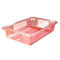 8.5 Gallon Red StorPlus™ Color-Coded Food Storage Box - 26" L x 18" W x 6" Hgt. (Lids sold separately)