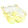 12.5 Gallon Yellow StorPlus™ Color-Coded Food Storage Box - 26" L x 18" W x 9" Hgt. (Lids sold separately)