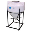 40 Gallon (Full Drain) Inductor Cone Bottom Tank with 12" Lid & 2" MPT Boss Fitting - 30" Dia. x 34" Hgt.