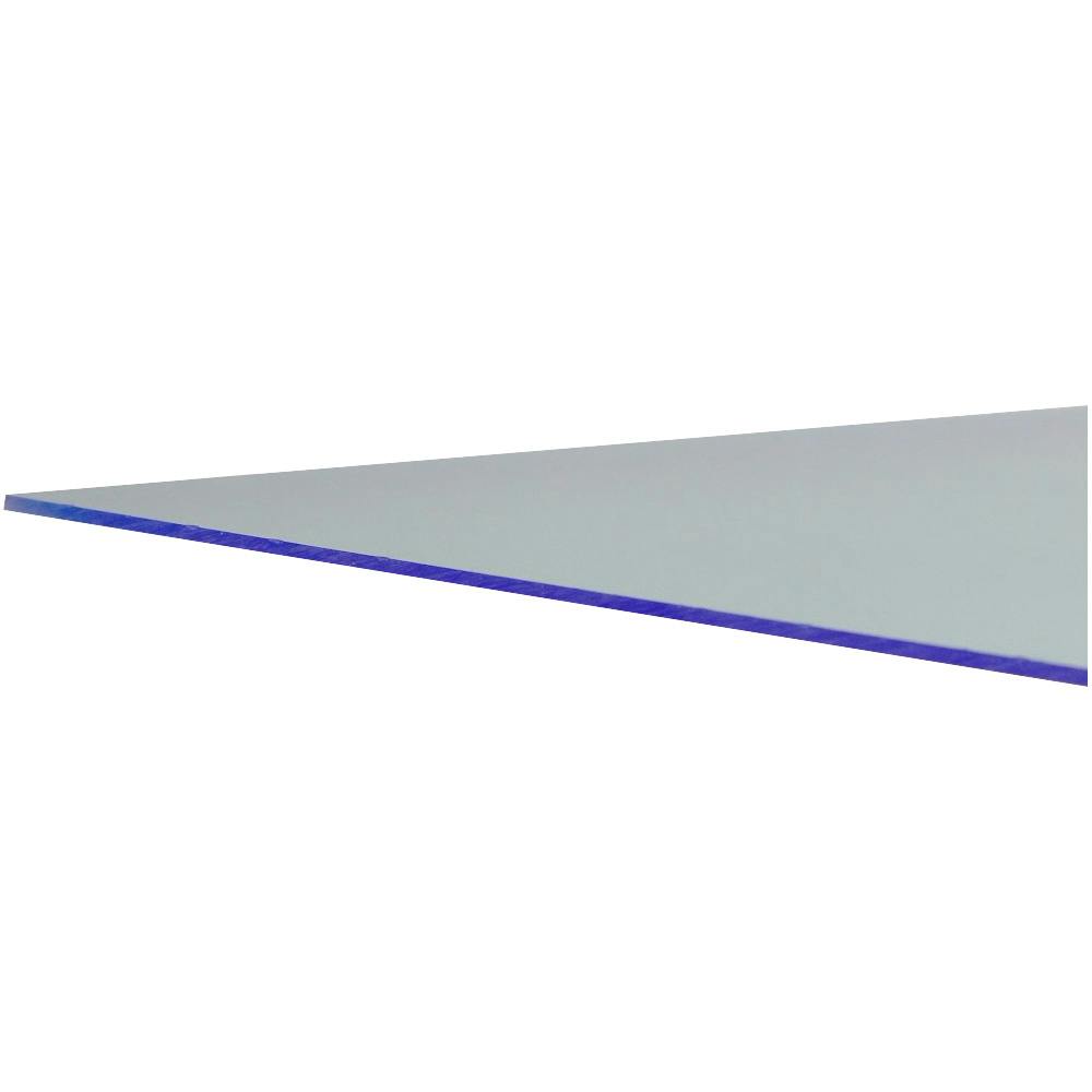 0.118" (3.0mm) x 48" x 96" Blue Fluorescent Acrylic Sheet