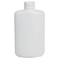 4 oz. White HDPE Oval Bottle with 24/410 Neck (Cap sold separately)