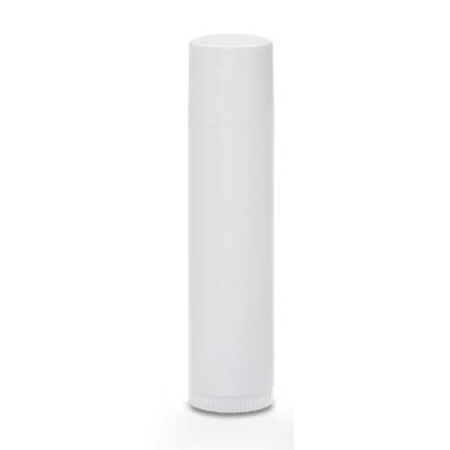 0.15 oz. White Round Lip Balm Tube with Cap