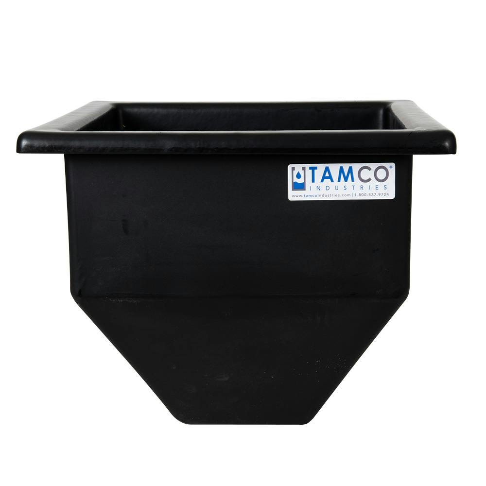 30" L x 30" W x 30-1/2" Hgt. Black Tamco® Square Hopper