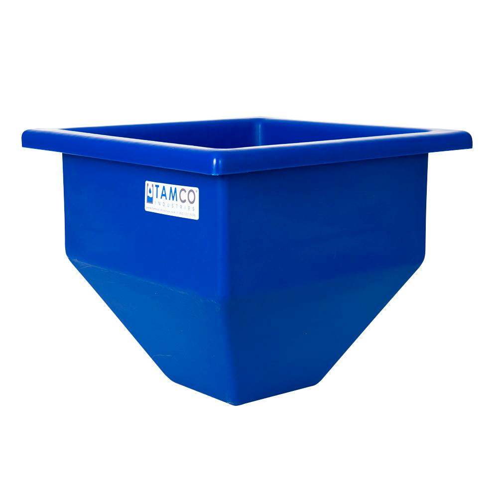 12-1/2" L x 12-1/2" W x 13" Hgt. Blue Tamco® Square Hopper