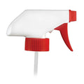 28/400 Red/White Trigger Sprayer with 9-1/4" Dip Tube & 1.1mL Output
