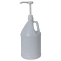 1 Gallon White with Blue Tint HDPE Round Jug with 38/400 White Pump