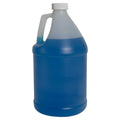 1 Gallon Natural HDPE Round Jug with 38/400 White Ribbed Polypropylene Child-Resistant Cap (CRC) with F217 Liner