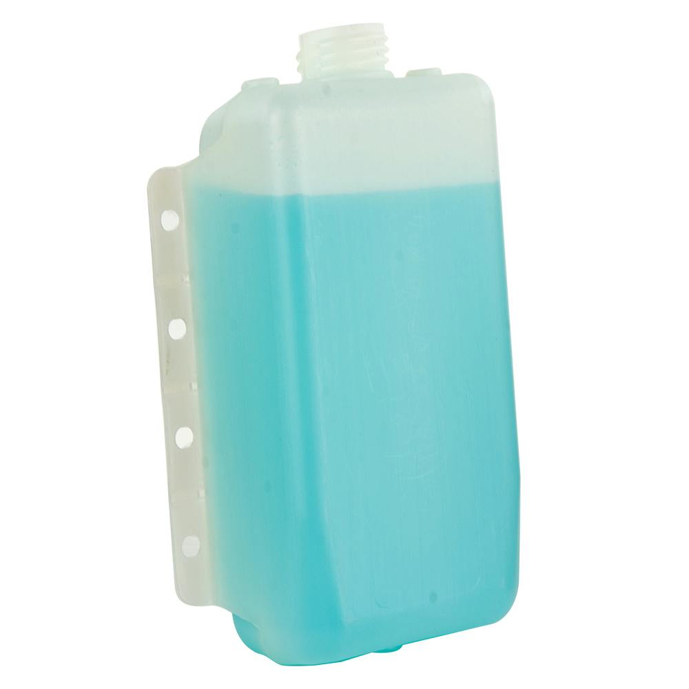 4 Quart Natural HDPE Multi-Purpose Tank with Mounting Tabs & 2.25" Neck Dia. (Cap Sold Separately)
