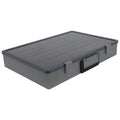 Satchel-Style Case with 24 Compartments - 18-1/2" L x 13" W x 3" Hgt.