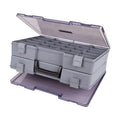 Satchel-Style Case with 18-48 Compartments - 15-1/2" L x 11-3/4" W x 5" Hgt.
