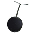 2.25" Neck Dia. Top Vented Black HDPE Buttress Multi-Purpose Tank Cap with Tether