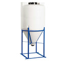 100 Gallon Heavy Duty Tamco® Cone Bottom Tank with 608 Cone Angle & 2" FPT Bulkhead Fitting - 30" Dia. x 56" Hgt. (Stand sold separately)