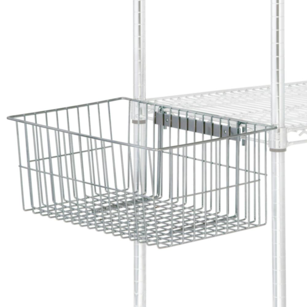 Wire Hanging Utility Basket for Shelving Units - 18-7/8" L x 11-1/4" W x 7-5/8" Hgt.