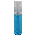210mL Clear PET Foaming-Style Cylinder Bottle with 43mm Natural Polypropylene Dispensing Foaming Pump & Clear Overcap