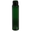 1 oz. Green Slim PET Cylindrical Bottle with 20/410 Neck (Cap Sold Separately)