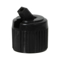 18/410 Black Polypropylene Flip-Top Dispensing Cap