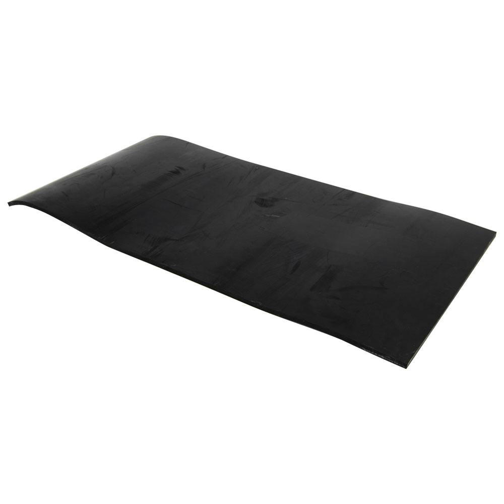1/8" x 12" x 24" Black EPDM Rubber Sheet