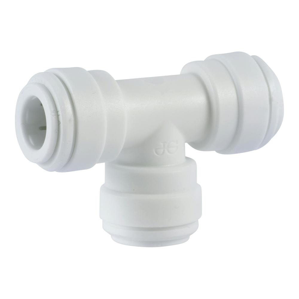 1/4" Tube OD Super Speedfit® White Acetal Union Tee Tube Fitting