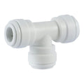 3/8" Tube OD Super Speedfit® White Acetal Union Tee Tube Fitting