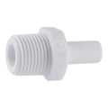 3/8" Stem OD x 3/8" NPTF Super Speedfit® White Acetal Male Stem Adapter Tube Fitting