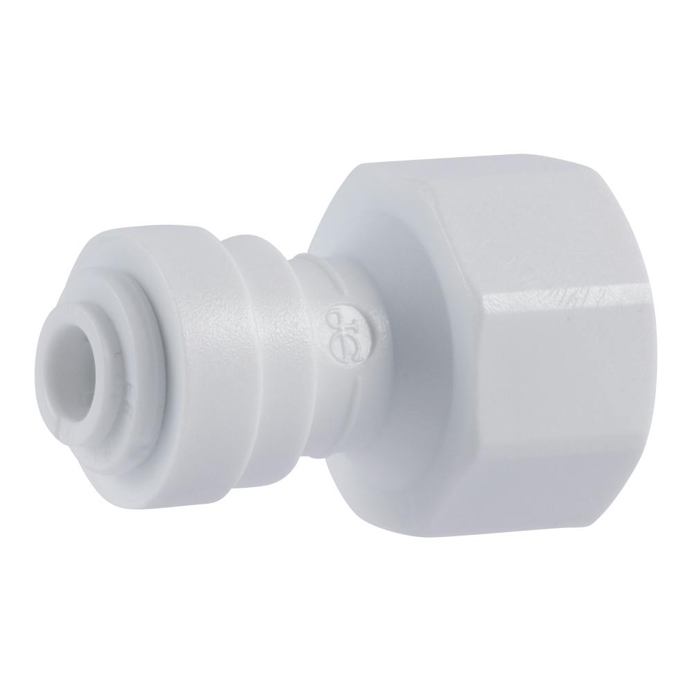 1/4" Tube OD x 1/2" BSPP Super Speedfit® White Acetal Female Adapter Tube Fitting