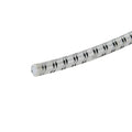 3/8" White & Black Elastic Shock Cord