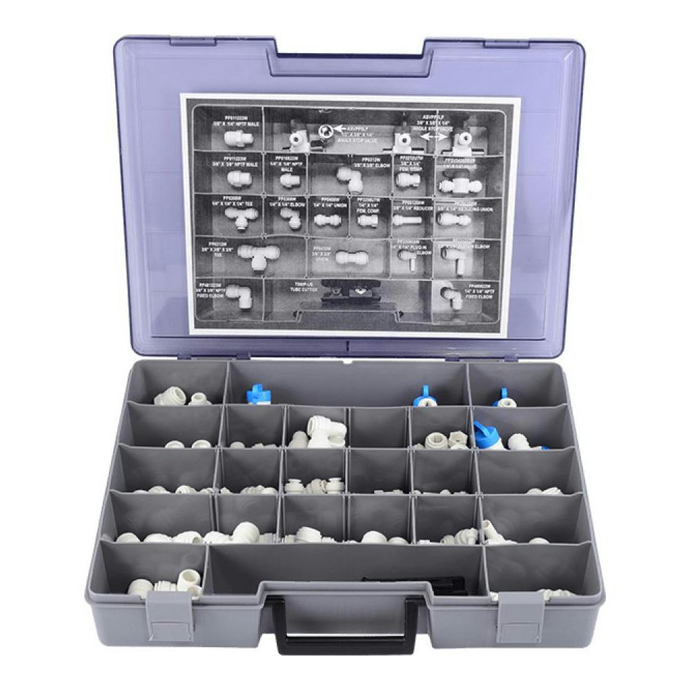 John Guest® 86-Piece White Polypropylene Appliance Service & Repair Kit